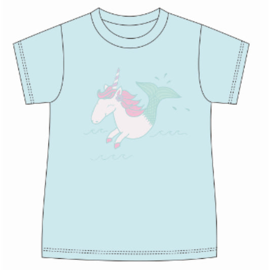Kids Unicorn Mermaid T-Shirt