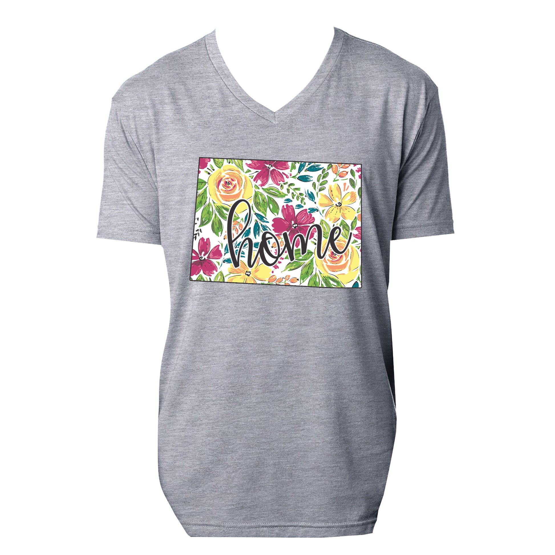 Colorado Home V-Neck T-Shirt 2XL