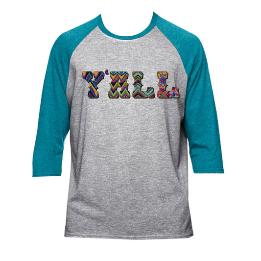 Y'all 3/4 Sleeve T-Shirt S