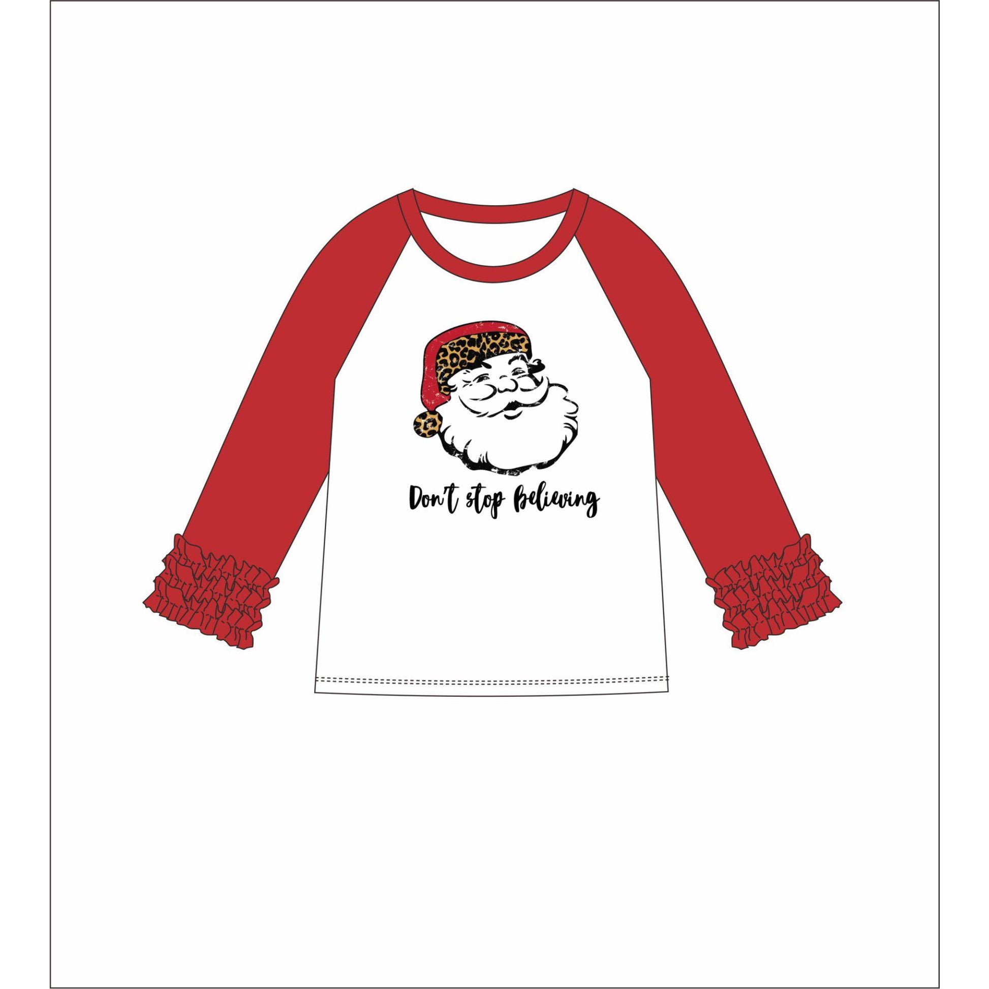 Kids Don't Stop Believing 3/4 Sleeve T-Shirt 2T