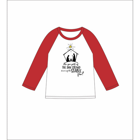 Kids Are You A Part Of The Inn Crowd 3/4 Sleeve T-Shirt XS