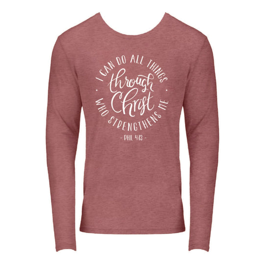 I Can Do All Things Long Sleeve T-Shirt S
