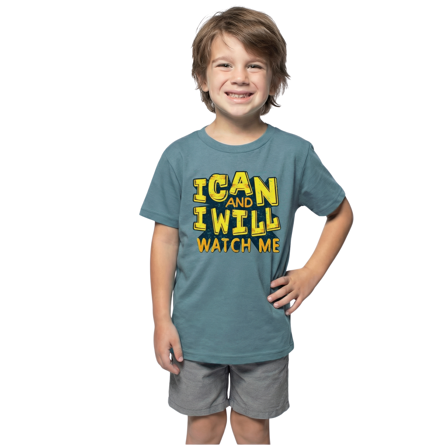Kids I Can And I Will Watch Me T-Shirt