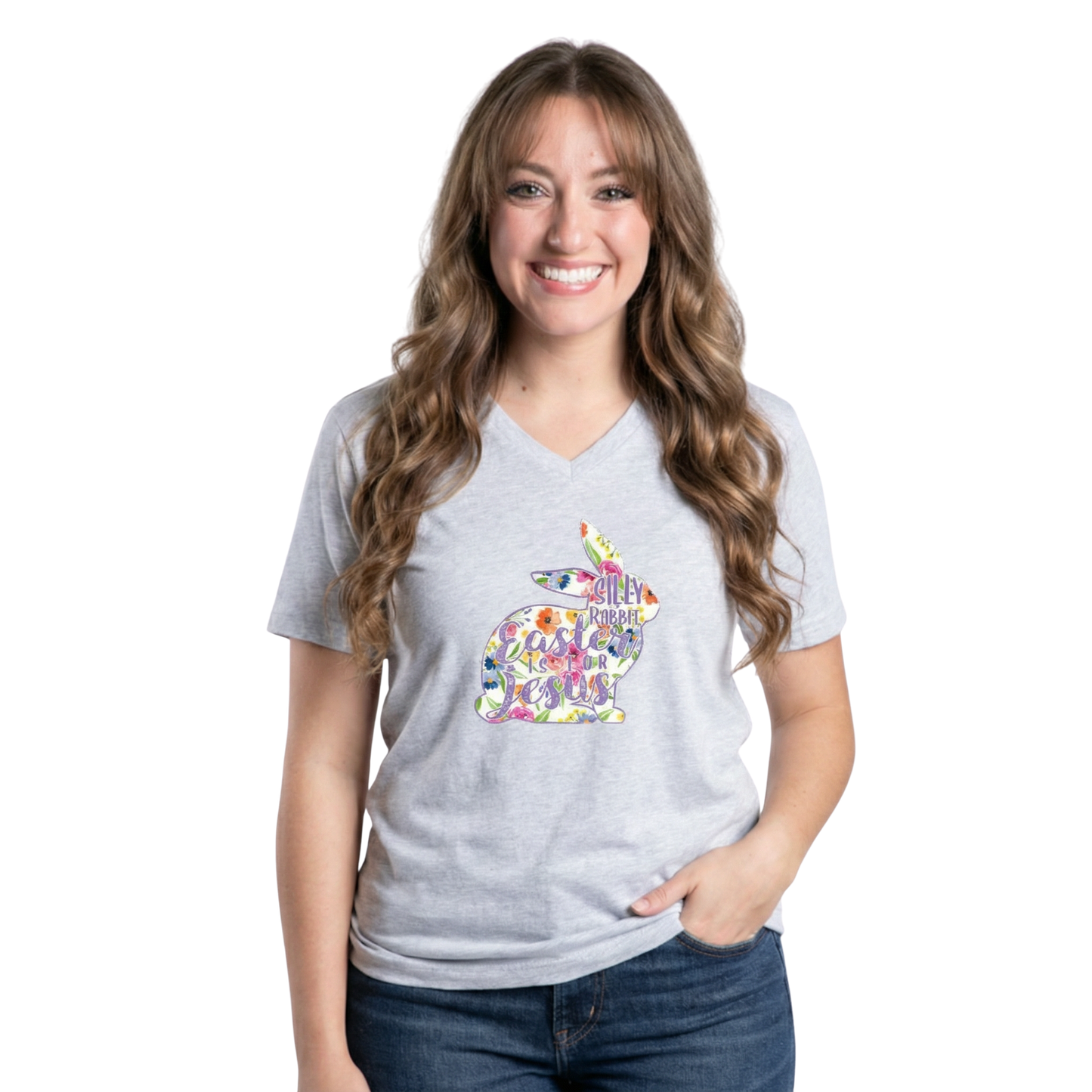 Silly Rabbit Easter Is For Jesus T-Shirt
