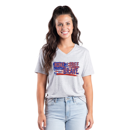 Home Of The Free Because Of The Brave T-Shirt