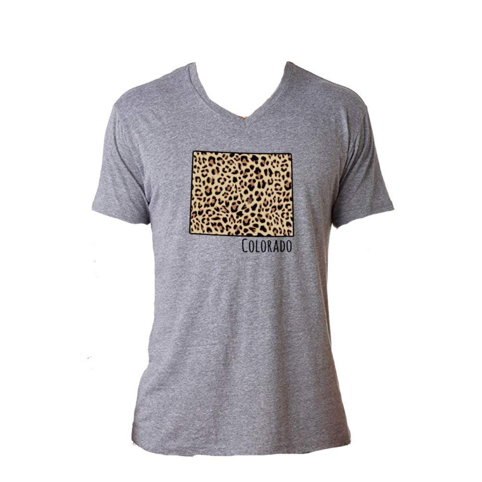 Colorado Leopard State T-Shirt 2XL