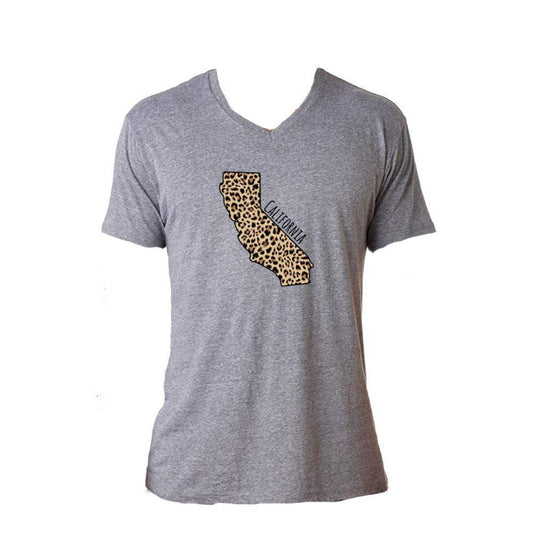California Leopard State T-Shirt L