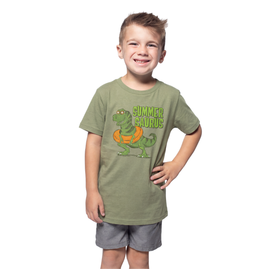 Kids Summer Saurus T-Shirt