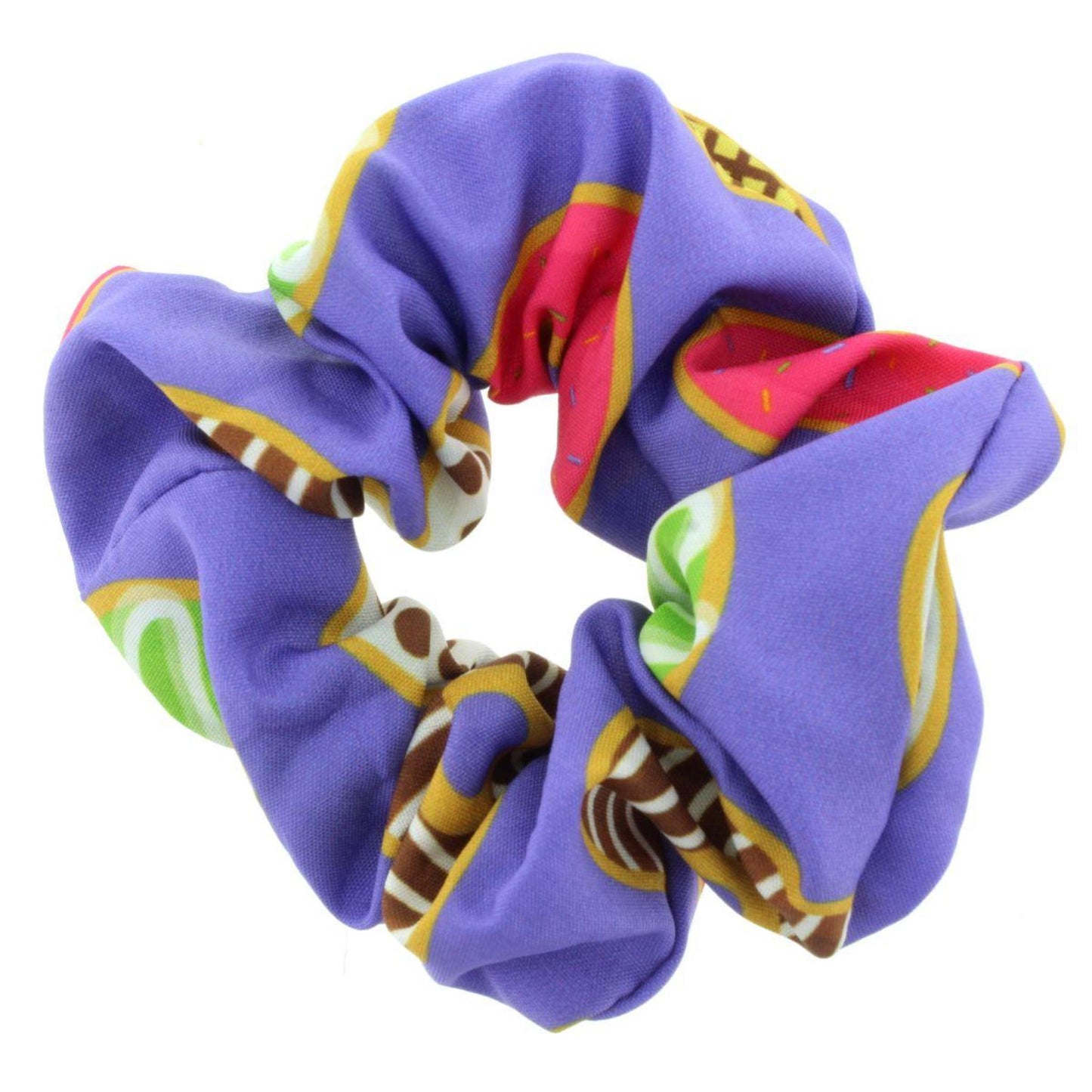 Kids Purple Donut Scrunchie