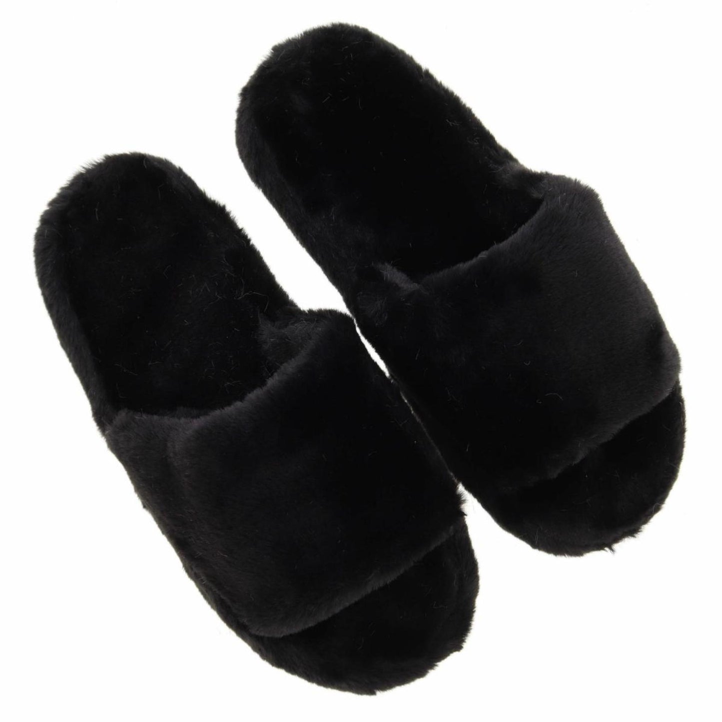 Black Open Toe Slipper Assortment