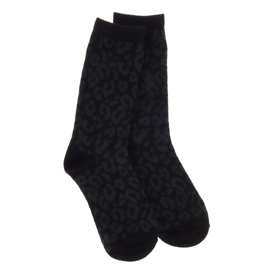 Midnight Leopard Socks