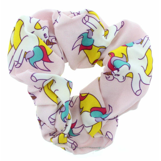 Kids Pink Unicorn Scrunchie