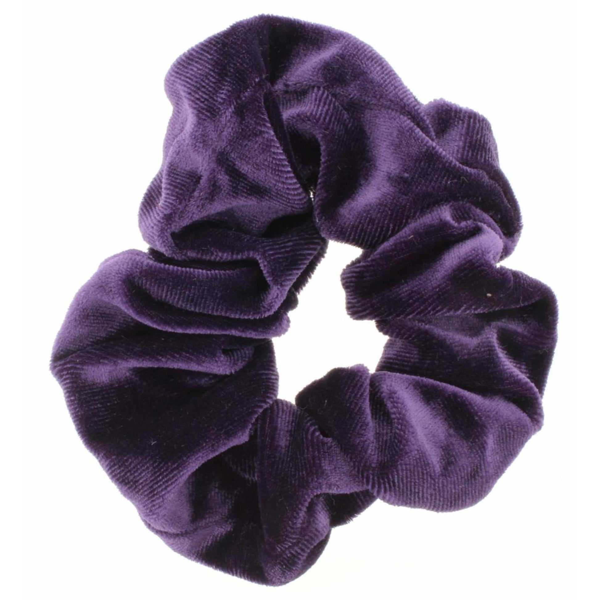 Kids Purple Velvet Scrunchie