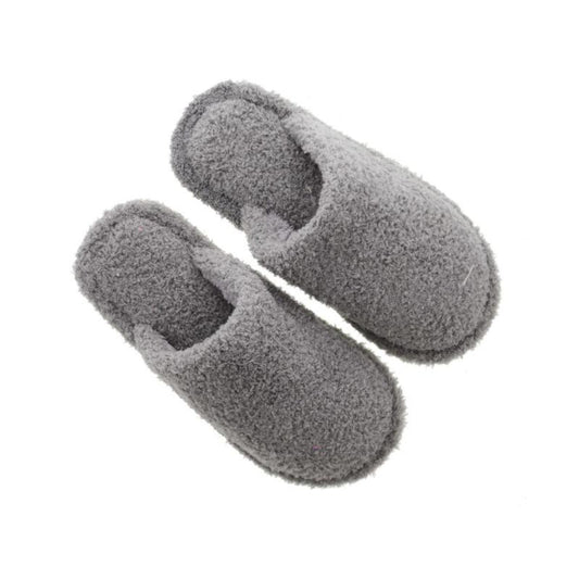 Gray Closed Toe Slipper