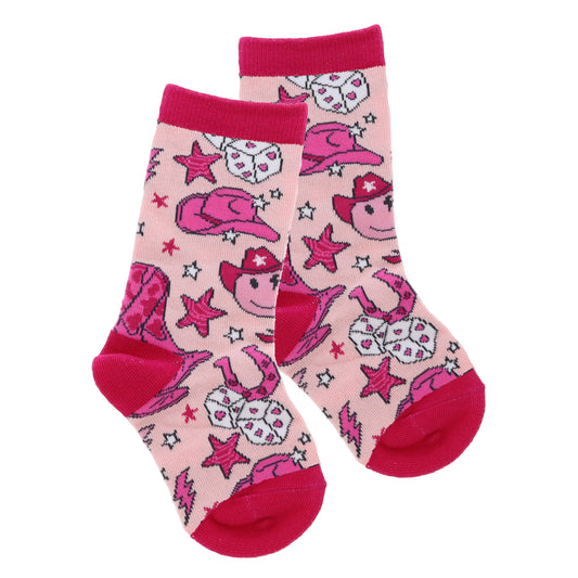 Kids - Girls Giddy Up Tall Sock