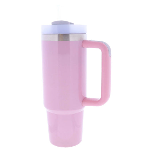 🎁 Blushing Ballerina 30 Oz. Tumbler With Straw and Handle (100% off)