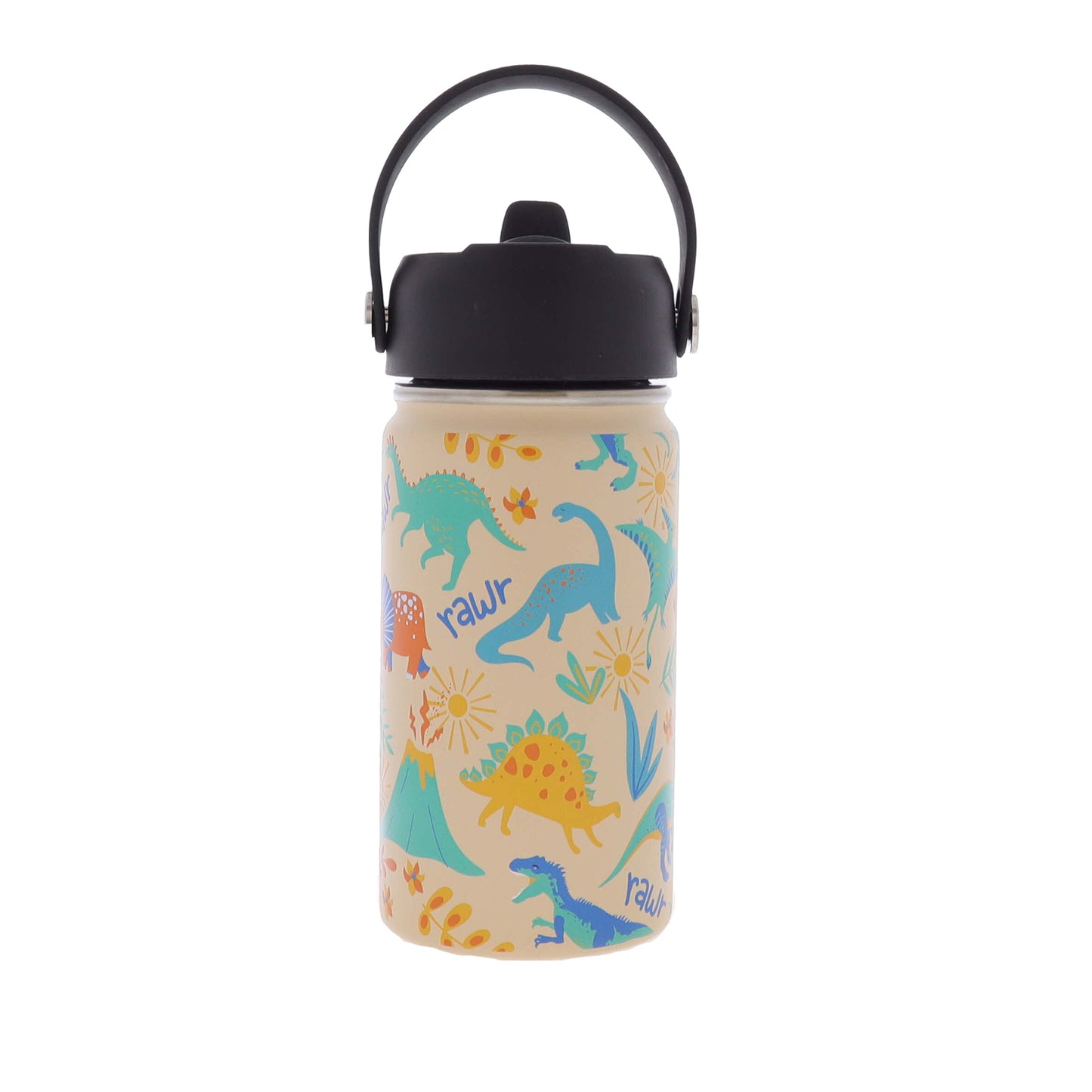Kids Boys Dino-Mite 12 Oz. Bottle With Straw Cap