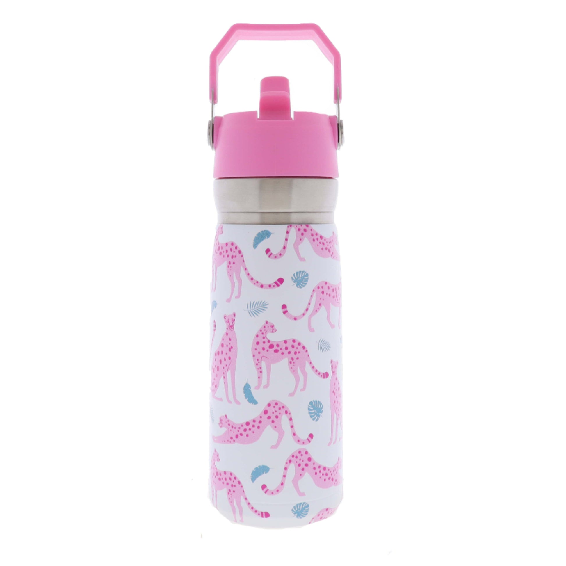 See ya, Cheetah 22 Oz. Water Bottle With Straw Cap