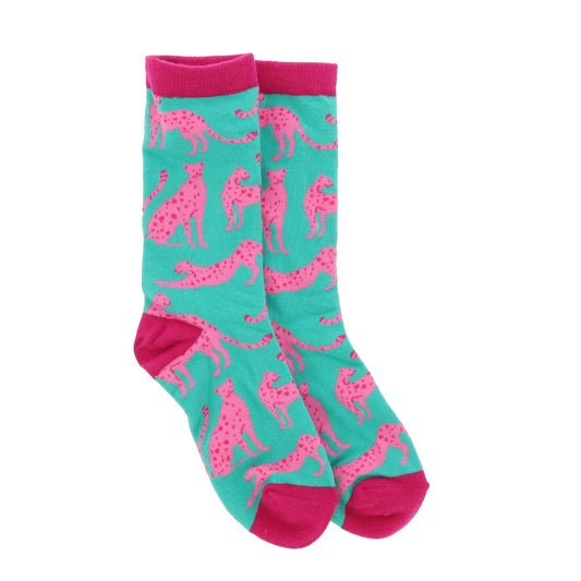 See ya, Cheetah Tall Sock
