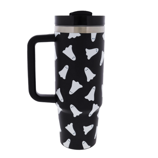 Boo! 30 Oz. Tumbler With Straw and Handle