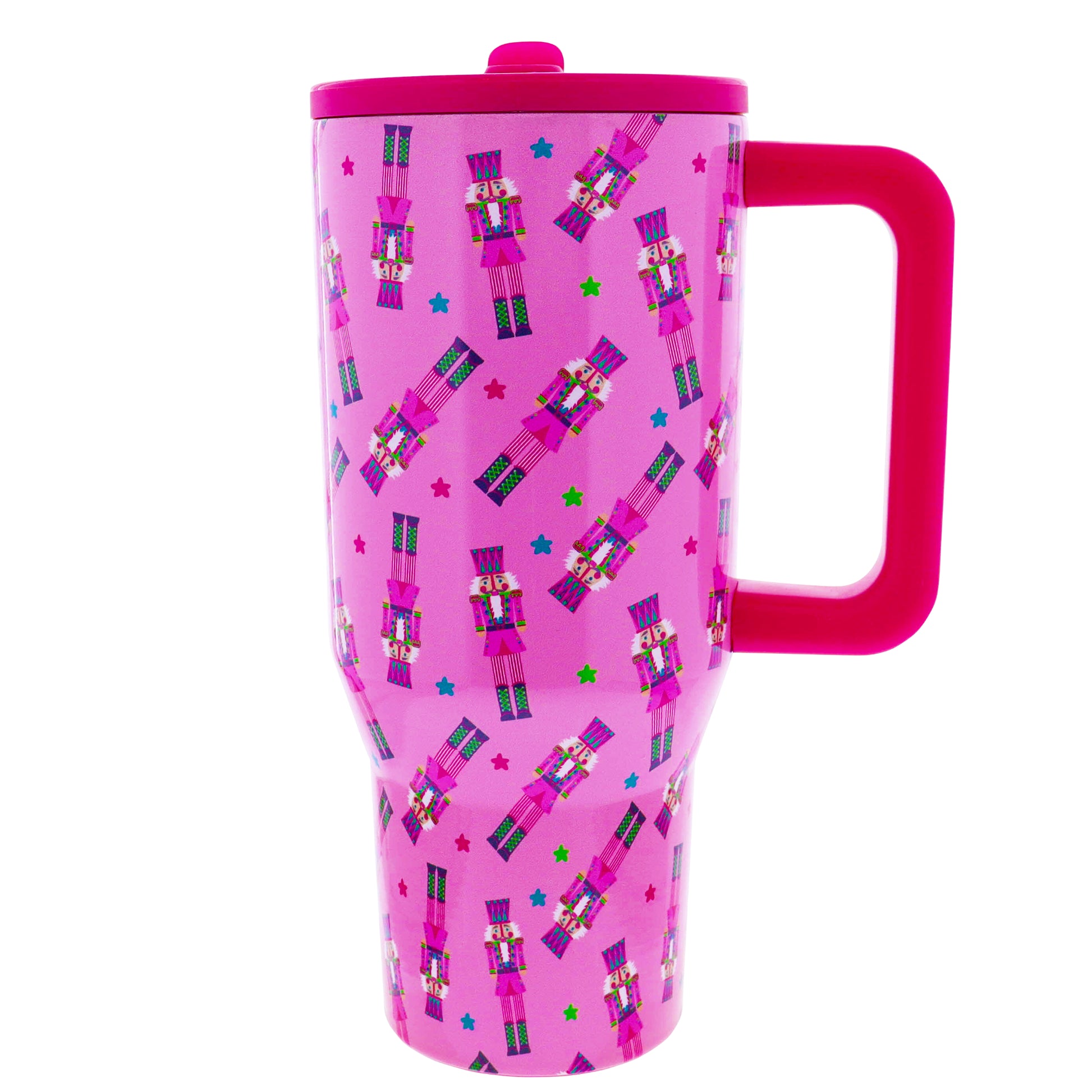 Crackin’ Christmas 30 Oz. Tumbler With Flip Straw and Handle