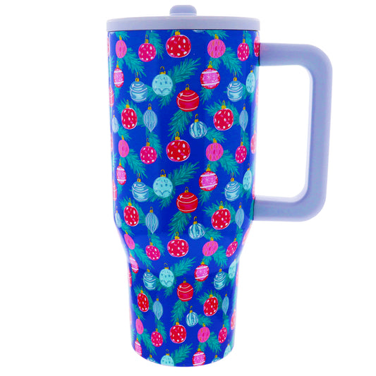 Tis the season 30 Oz. Tumbler With Flip Straw and Handle