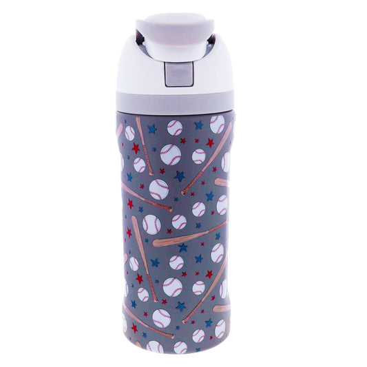 Kids Home Run Hero 16 Oz. Water Bottle With Straw Cap