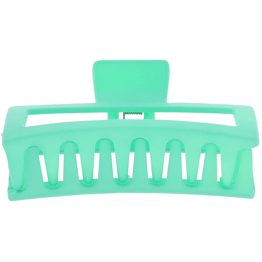 Seafoam Rectangle Large Claw Hair Clip