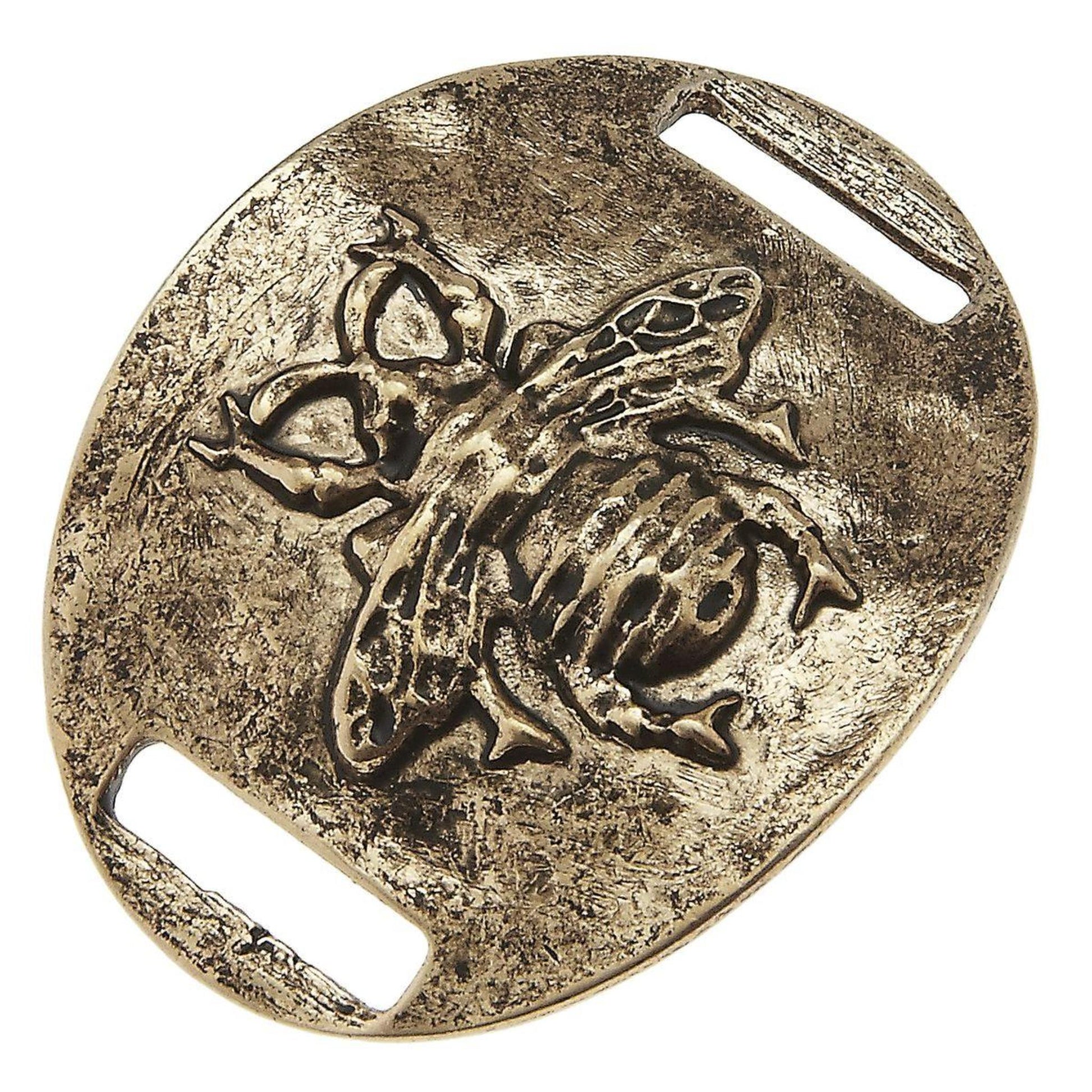 Antique Gold Bee Slide