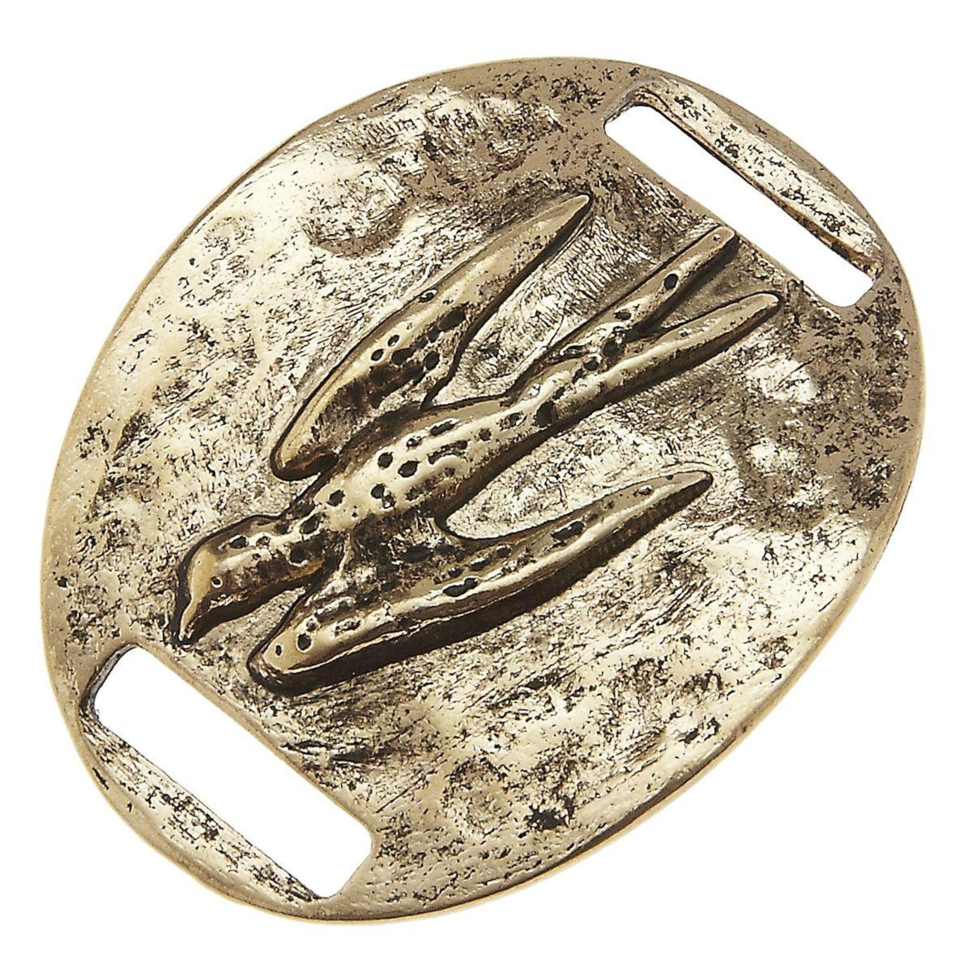Antique Gold Bird Slide