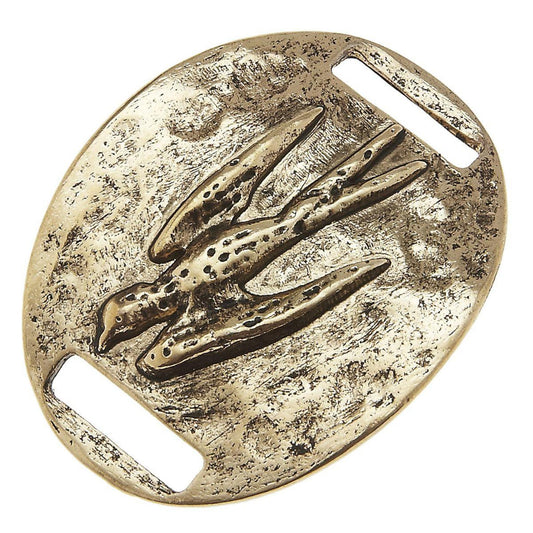 Antique Gold Bird Slide