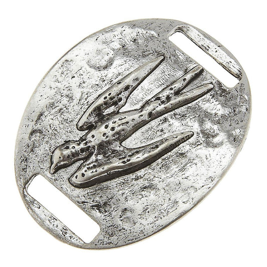 Antique Silver Bird Slide