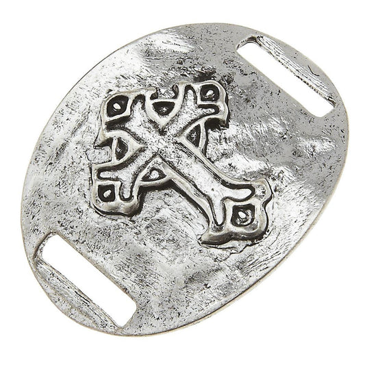 Antique Silver Cross Slide