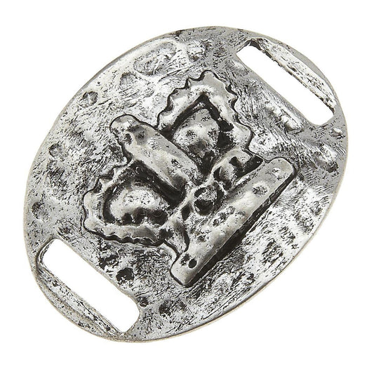 Antique Silver Crown Slide