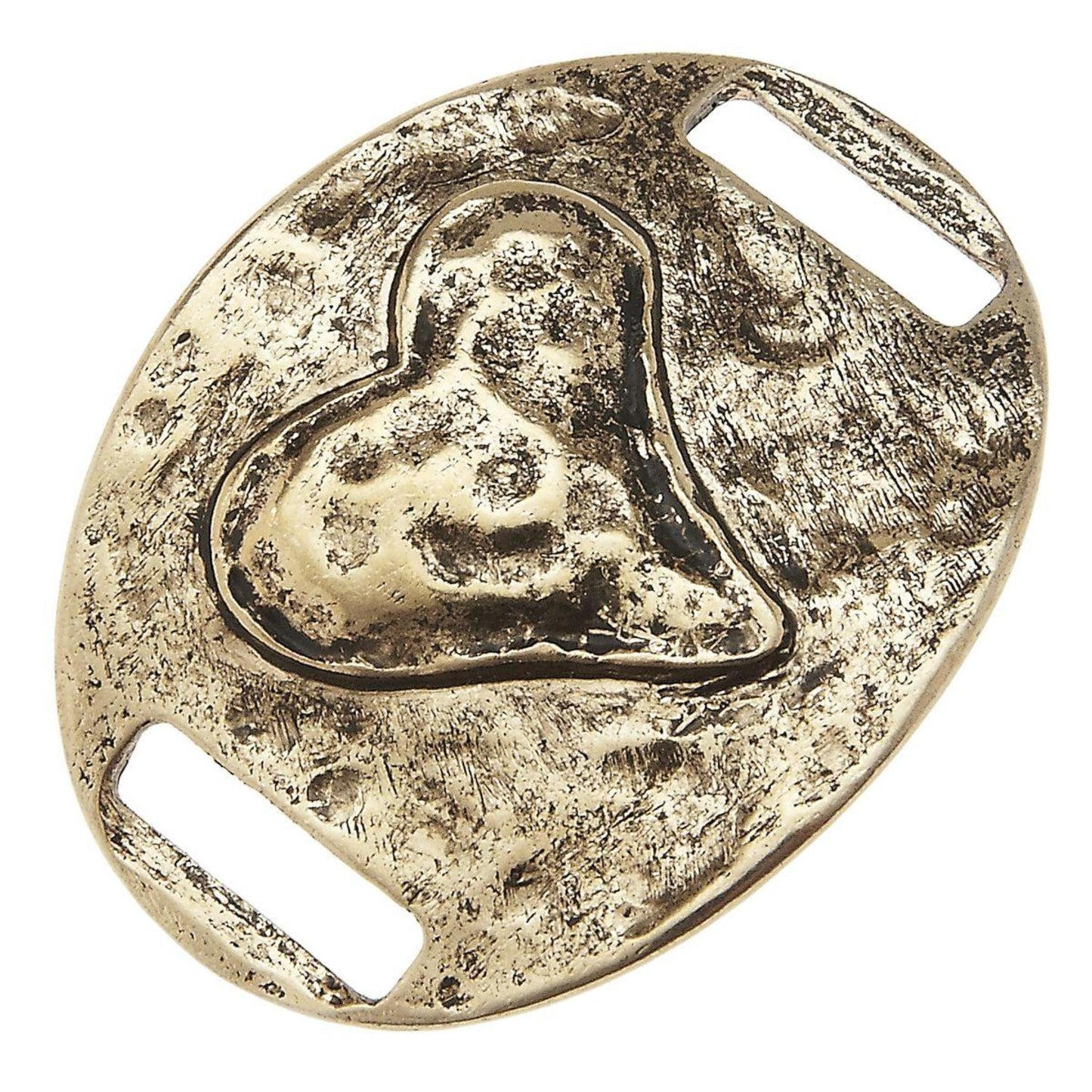 Antique Gold Heart Slide