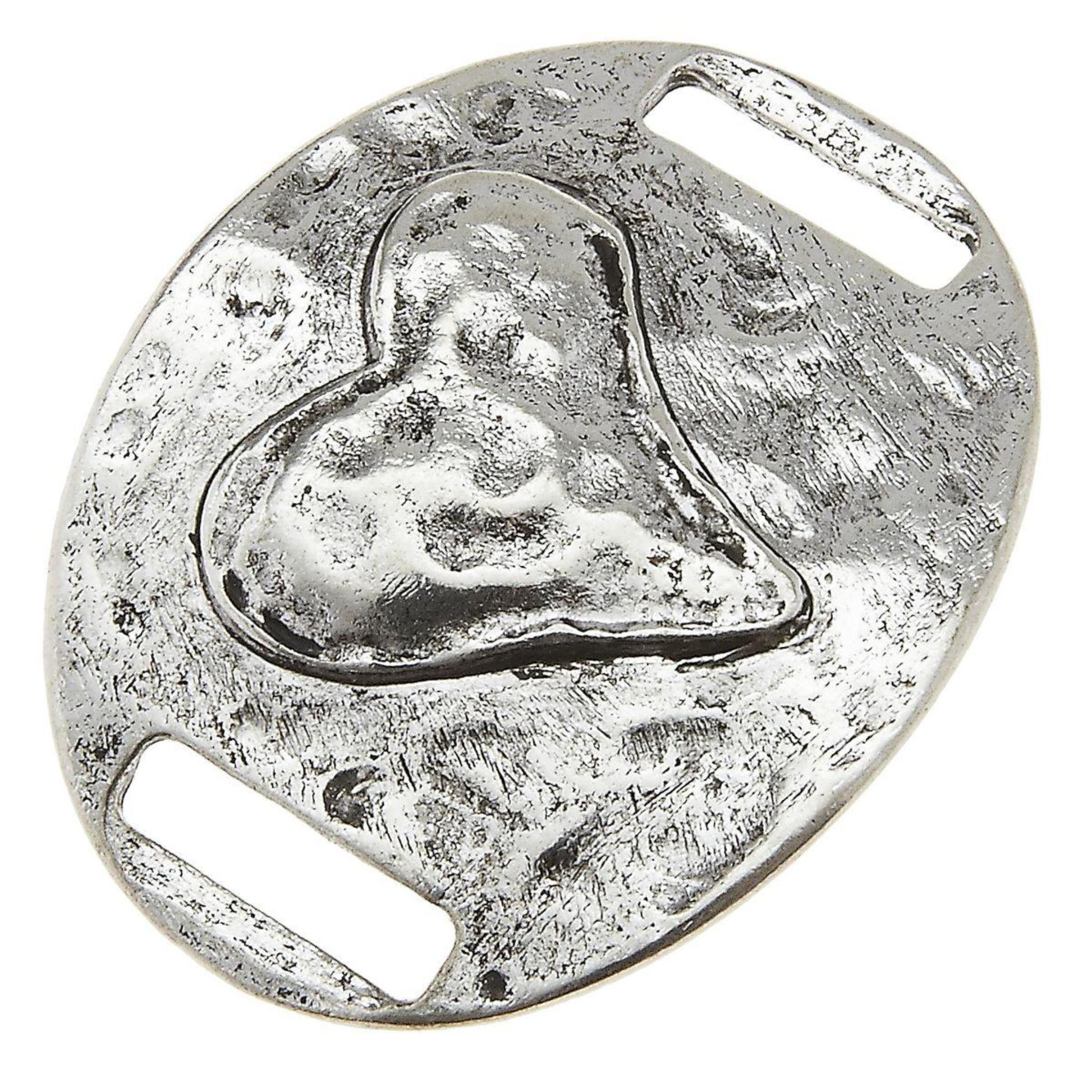 Antique Silver Heart Slide