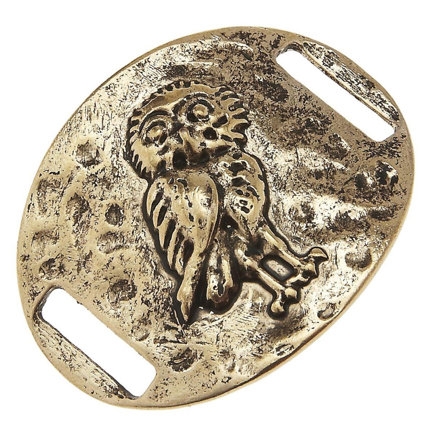 Antique Gold Owl Slide