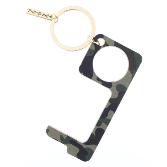 Camo Touchless Key Keychain