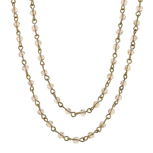 Antique Gold and Rose Linked Necklace