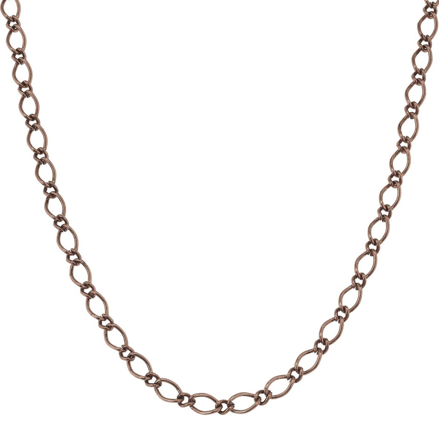 16" Copper Chain Link Necklace
