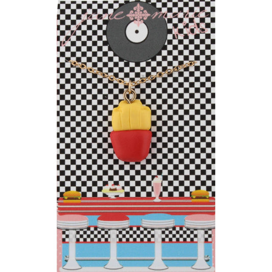 14" Kids Fries Necklace, 3" Ext