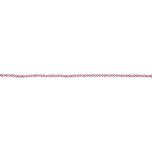 18" Lavender Beaded Delicate Layering Necklace, 3" Ext