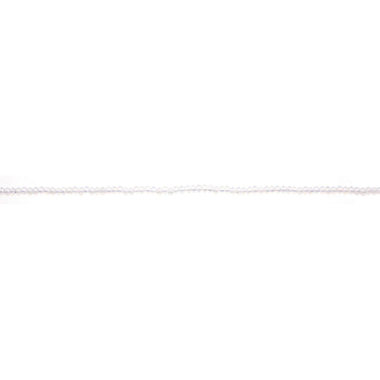 18" Moonstone Beaded Delicate Layering Necklace, 3" Ext