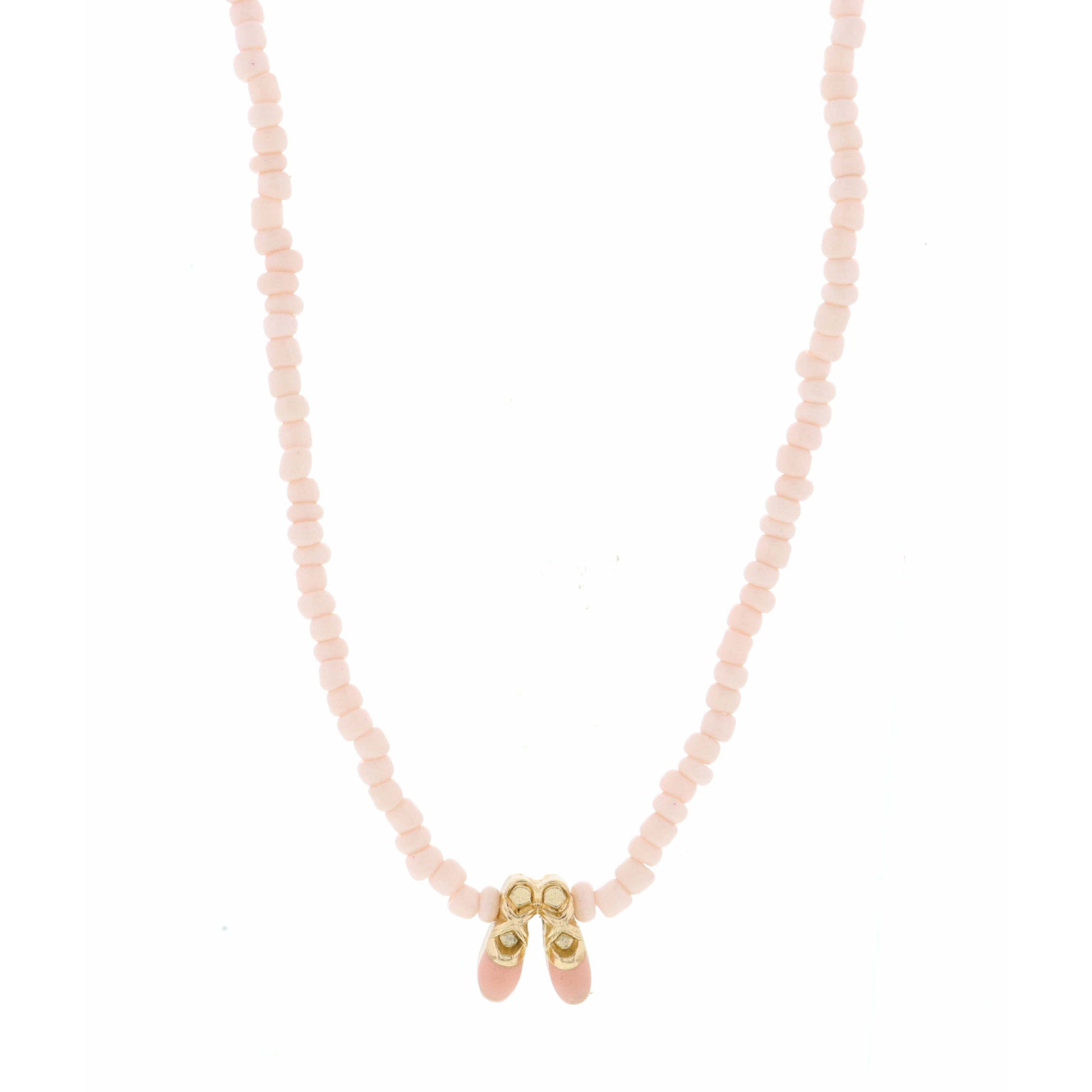 Kids 14" Multi Sead Bead with Cross Necklace, 3" Ext