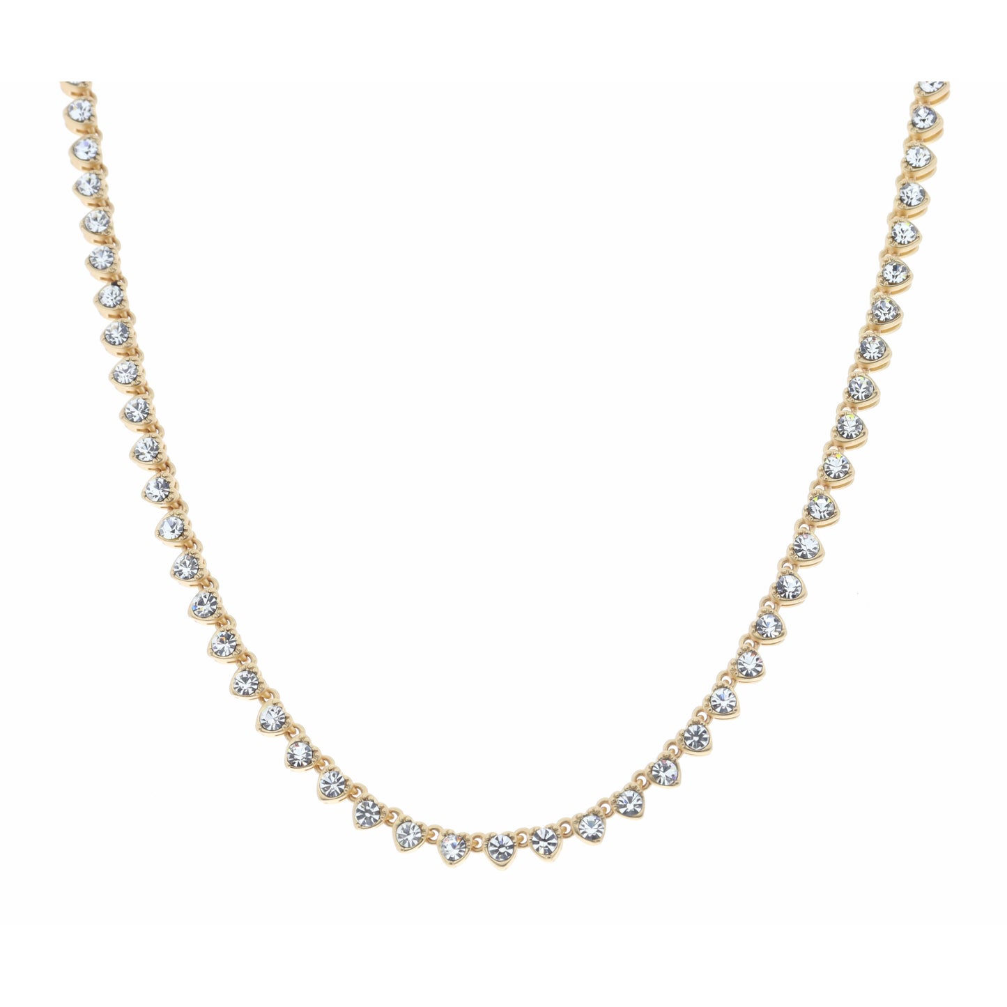 16" Heart Shaped Necklace, 2" Ext