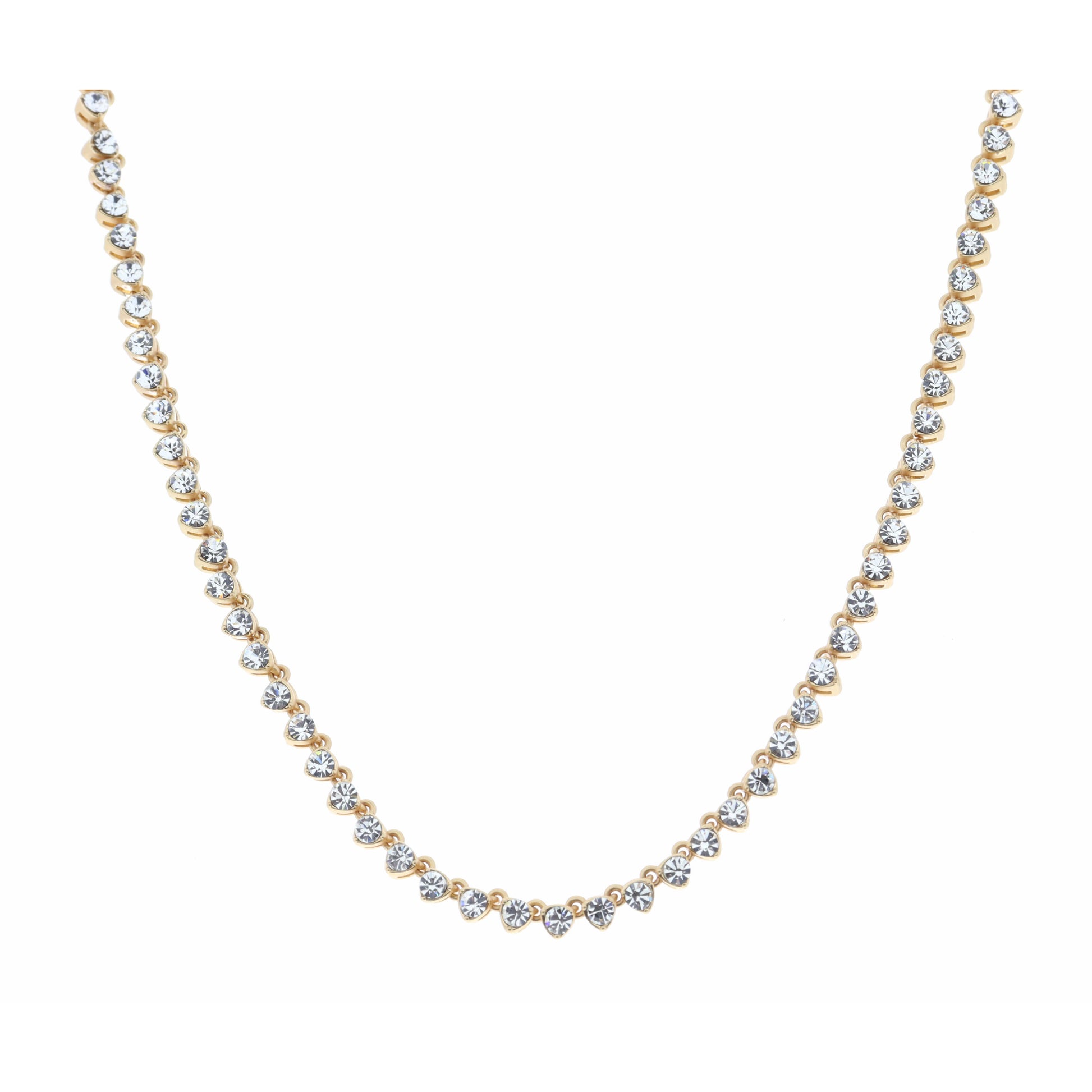 16" Teardrop Shaped Necklace, 2" Ext