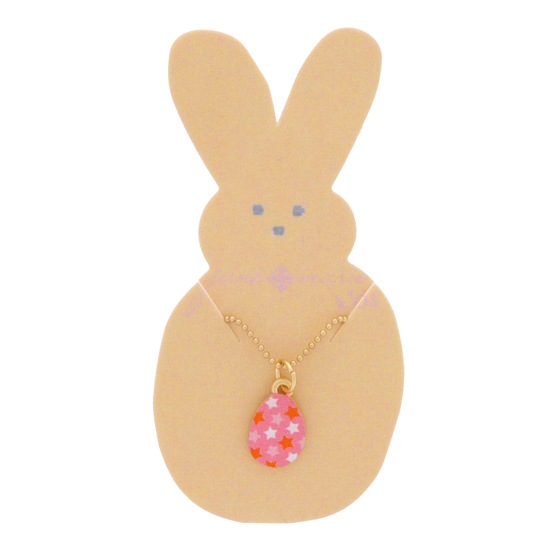 Kids Multi Star Easter Egg Necklace