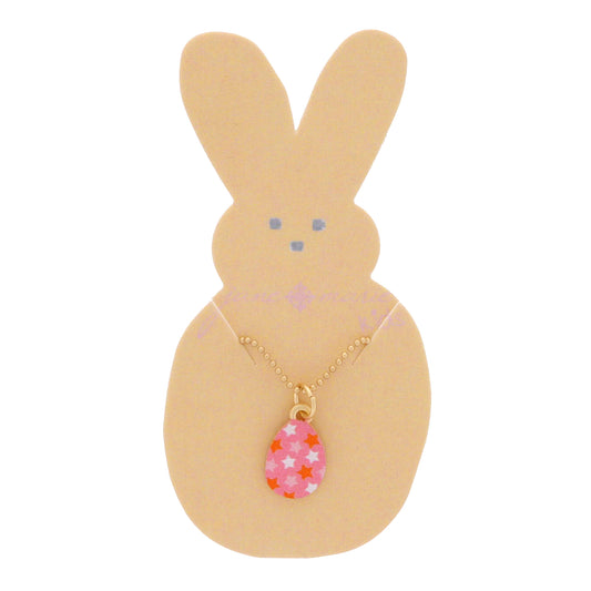 Kids Multi Star Easter Egg Necklace