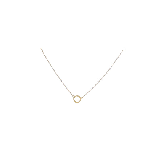 Kids Kids 15" 18K Gold Plated Initial "O" Chain Necklace