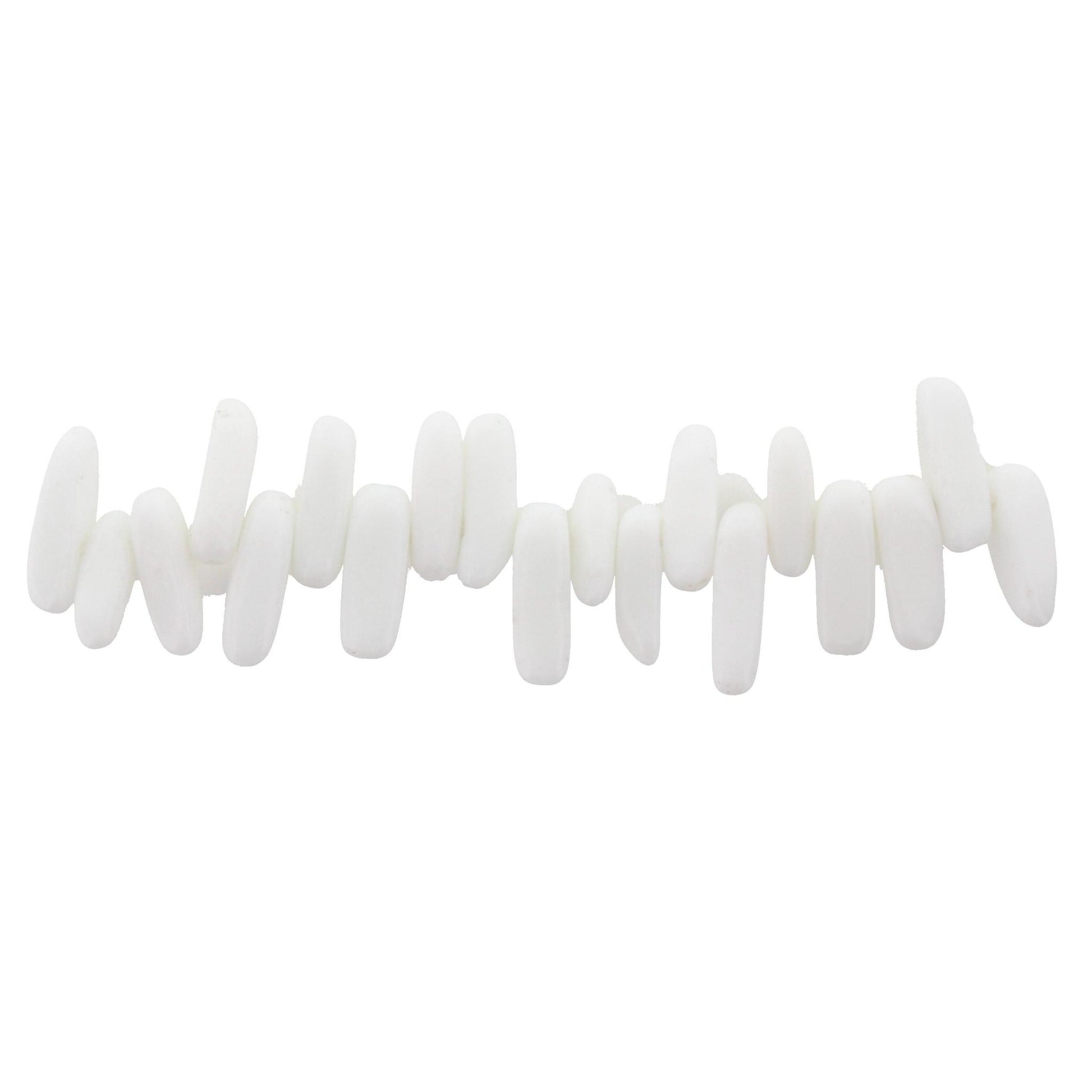 White Stone Stacked Stretch Bracelet